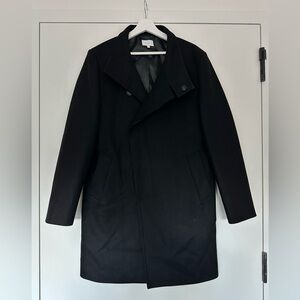 Reiss Black Trench Coat